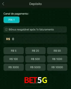 deposits BET5G